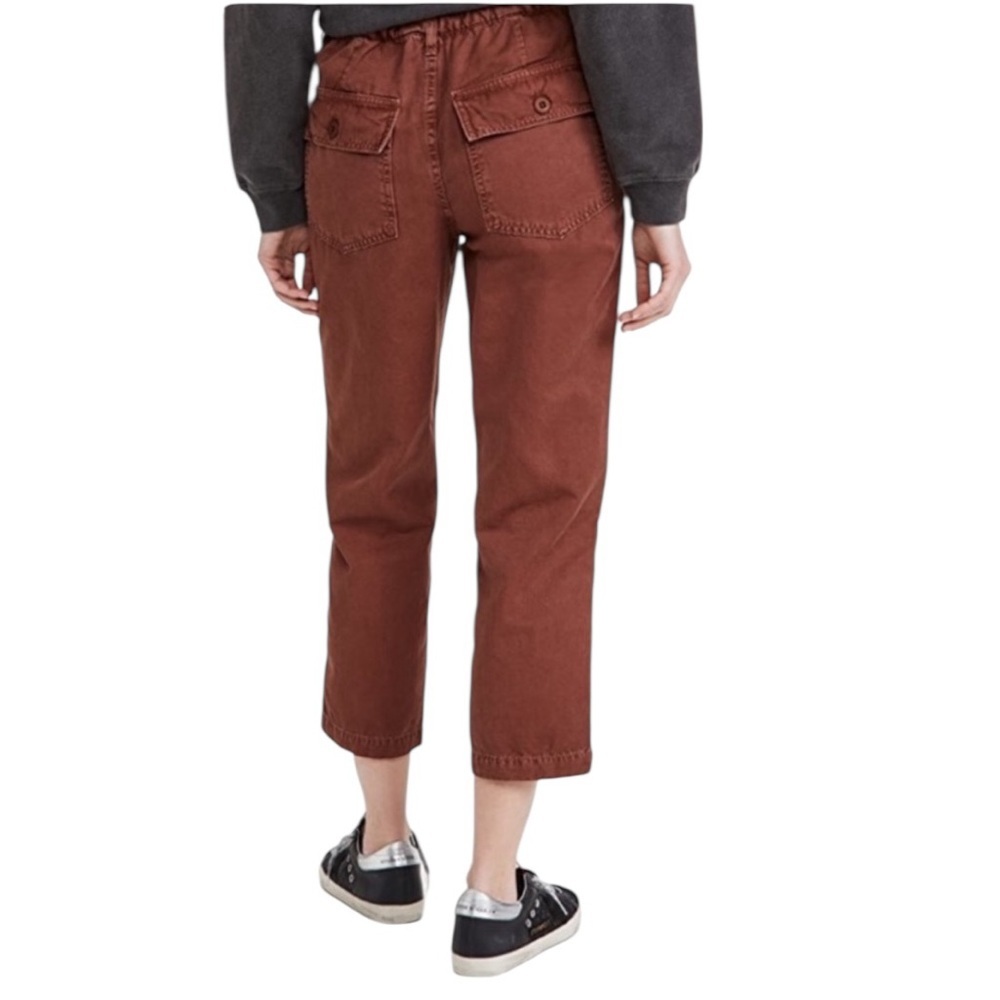 AMO Women's 26 Ranger Pant Tobacco Cargo Pants Ankle Length Buttonfly